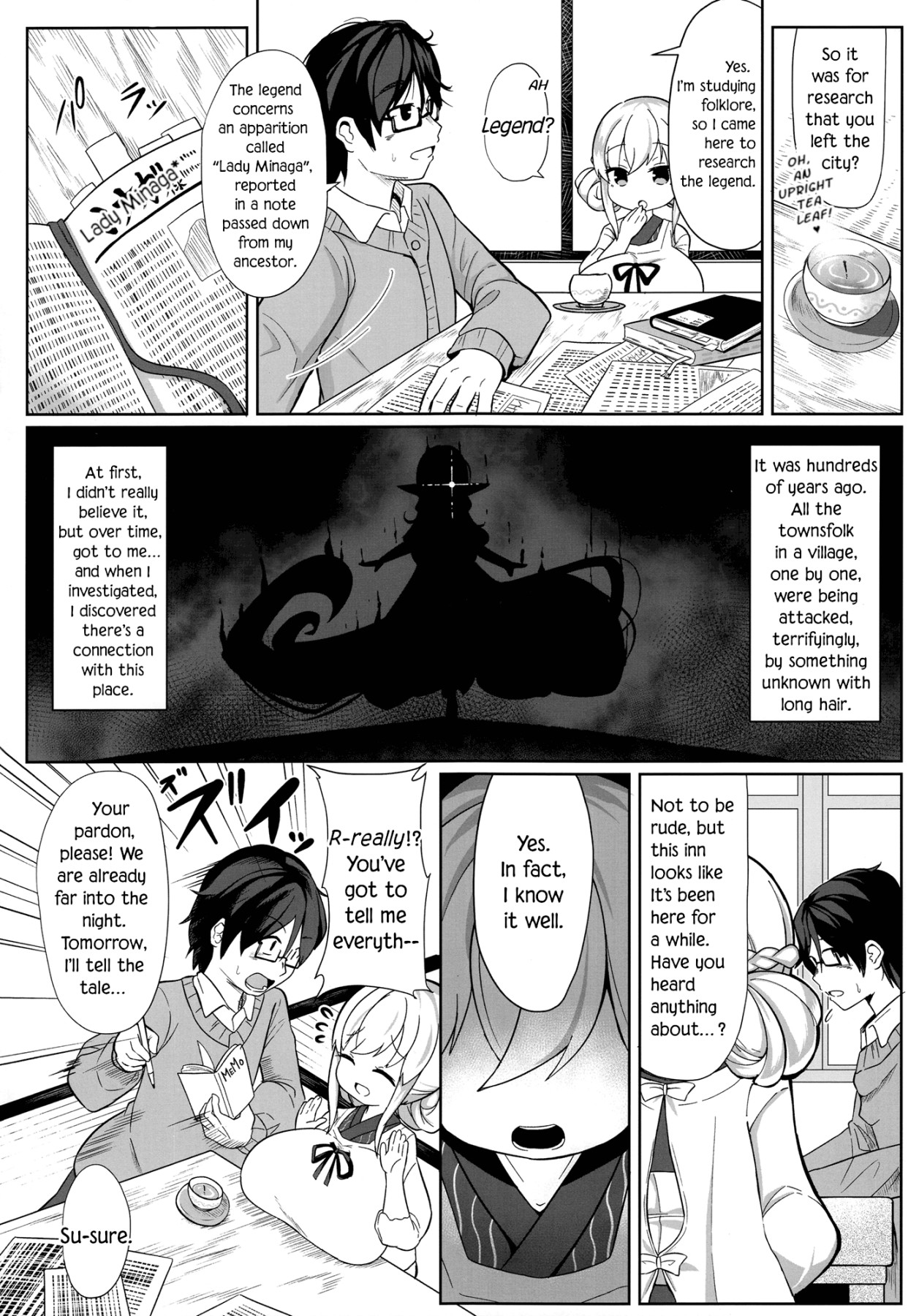 Hentai Manga Comic-Getting Squeezed Dry By a Big Breasted Oppai Loli Youkai-Read-3